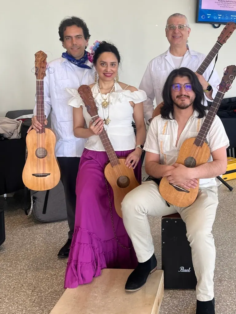 Guitarists and jaraneros at UMass Boston